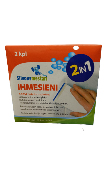 IHMESIENI IMUSIENELLÄ 2 KPL - Siivousliinat ja -sienet - 6438159084659 - 1