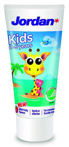Jordan 50ml kids 0-5 vuotta Mild strawberry taste hammastahna - Suunhoito, hammastahnat ja -harjat - 7046110071519 - 1