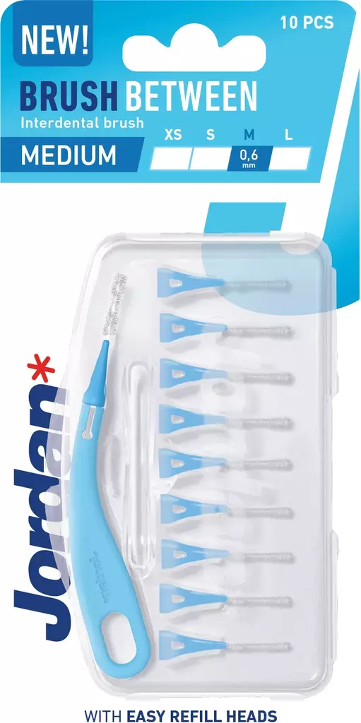 Jordan Brush Between hammasväliharja M - Suunhoito, hammastahnat ja -harjat - 7046110058299 - 1