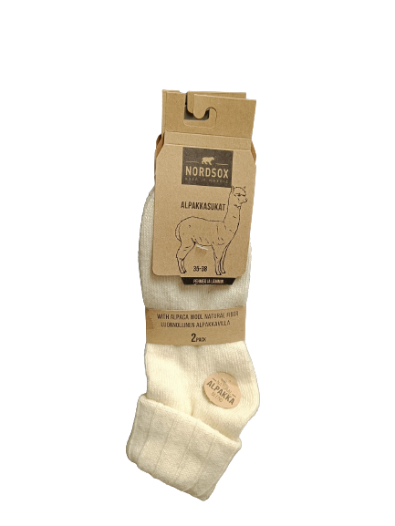 Kääntövarrelliset naisten alpakkasukat 2-pack 35-38 - Naisten sukat - 6438159914109 - 1