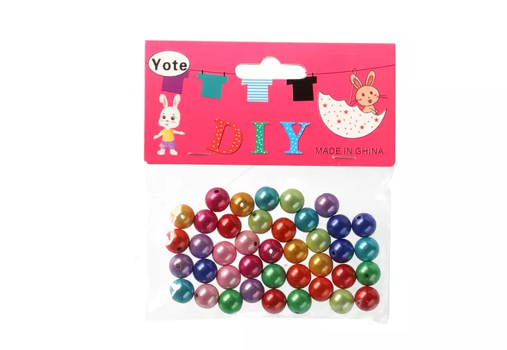 Kapel Heijastava helmi 10 mm 40 kpl värisekoitus - Tee-se-itse DIY - 6410416086439 - 1