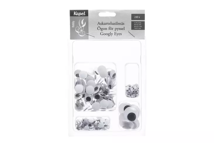 Kapel Nuken/enkelin silmät 240 kpl - Tee-se-itse DIY - 6410411033759 - 1