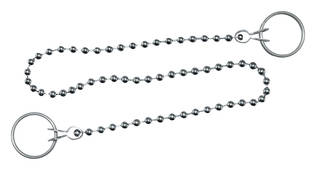 Kuulaketju 300 mm renkain - LVI-tarvikkeet - 6438140056009 - 1