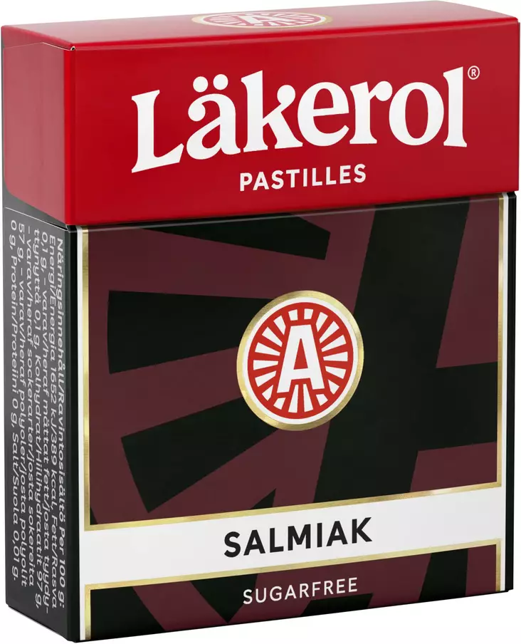 LÄKEROL SALMIAK 25G - Purukumit ja pastillit - 7310350118519 - 1