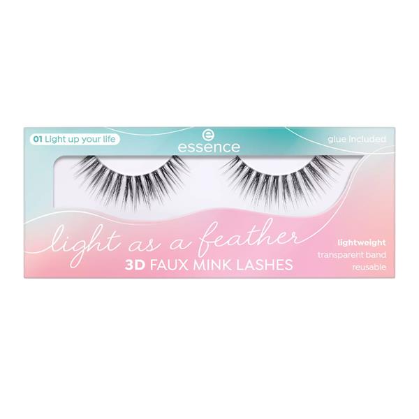 Light as a feather 3D faux lashes 01 - Meikit - 4059729394279 - 1