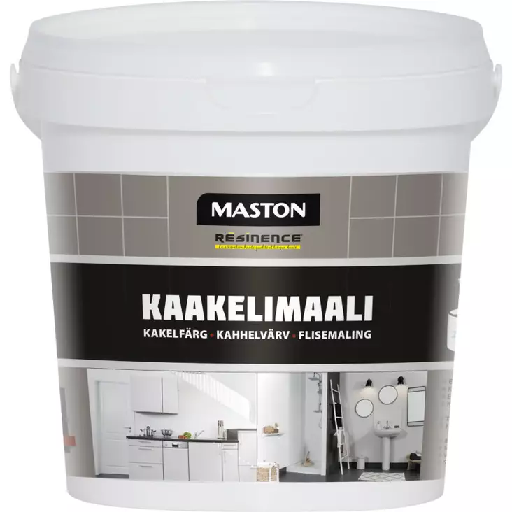 Maali 2K Kaakeli Betoninharmaa 250ml - Sisämaalit - 6412490038359 - 1