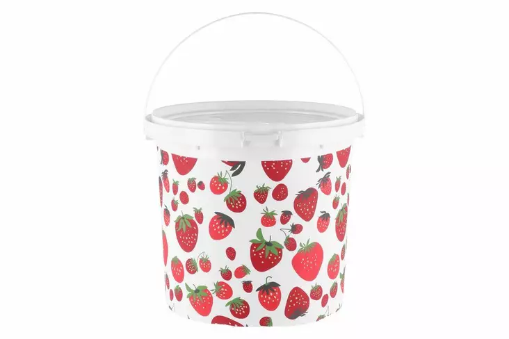 Marjukka Sanko kannella mansikka 5 L - Säilöntäpurkit, pullot ja tarvikkeet - 6410416235219 - 1