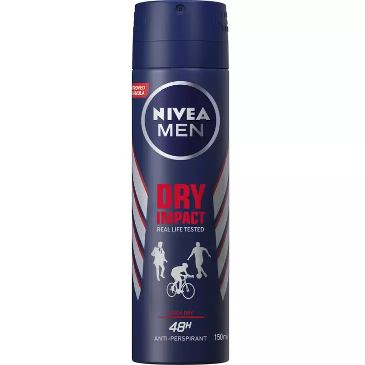 NIVEA MEN DEO SPRAY 150ML DRY IMPACT - Miesten deodorantit - 4005900489579 - 1
