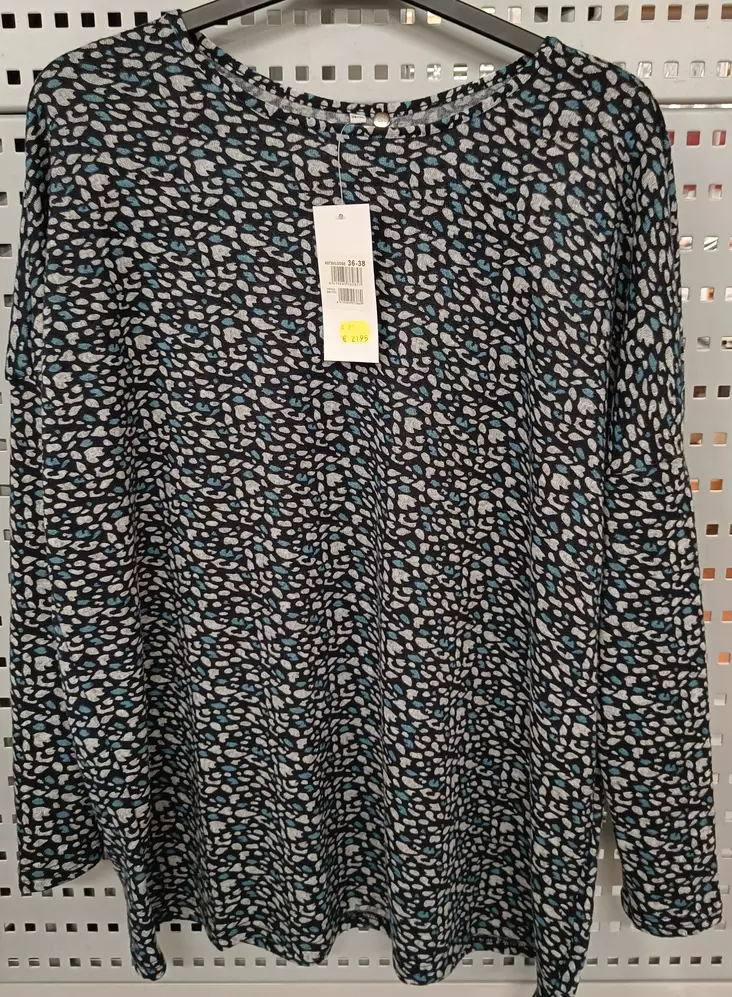 Naisten neulepaita LooseFit 36-38 tummanharmaa kuvio - Naisten neuleet - 6419285923869 - 1