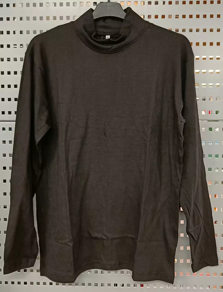 Naisten pitkähihainen poolopaita Turtle neck XL musta - Naisten pitkähihaiset paidat ja tunikat - 6419285626869 - 2