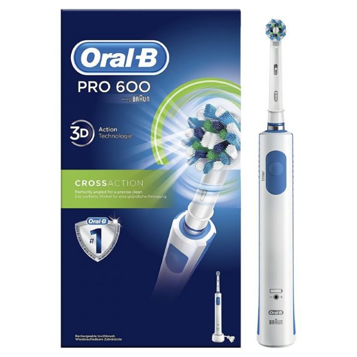 ORAL-B PRO600 CROSSACTION - Sähköhammasharjat - 4210201096269 - 1