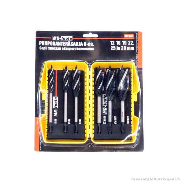 PUUPORANTERÄSARJA 6-OS. - Poranteräsarjat - 6430013068409 - 1