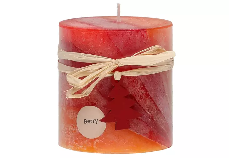 Polar Pöytäkynttilä tuoksu 7x7,5 cm Berry - Pöytäkynttilät ja tuoksukynttilät - 6410416101989 - 1