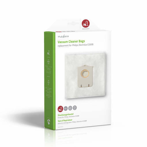 Pölypussi | 4 kpl | Mikrokuitu | Eniten myyty: Philips / Electrolux | Valkoinen - Pölynimurit ja tarvikkeet - 5412810285549 - 1