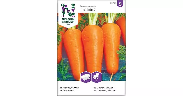 Porkkana, Flakkée 2, kylvönauha - Vihannesten ja hedelmien siemenet - 7312600857049 - 1