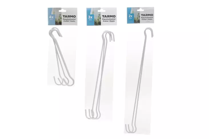 RIPUSTUSKOUKUT VALKOINE - Ripustuskoukut - 6410411818769 - 1