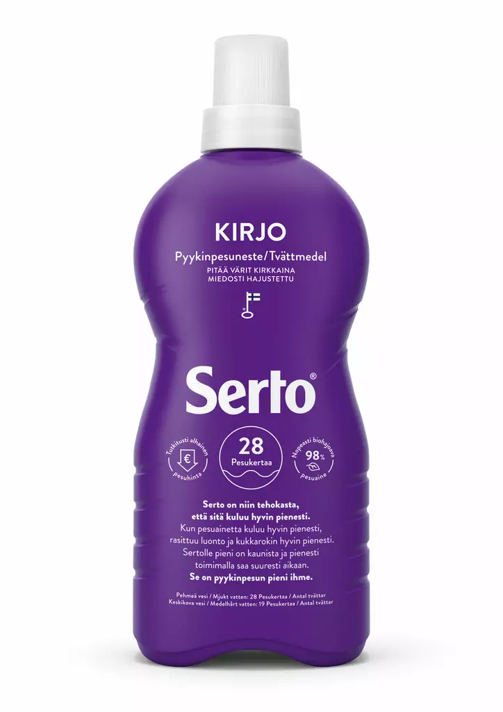 SERTO KIRJO 750ML PYYKINPESUNESTE - Pyykinpesuaineet  - 6417964578379 - 1