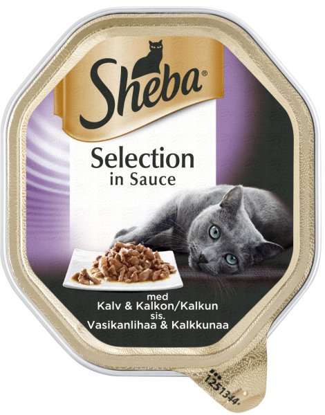 SHEBA SELECTION vasikka/kalkkuna - Kissan märkäruoka - 3065890122499 - 1