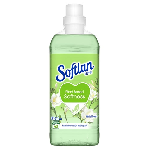 SOFTLAN PLANT BASED WHITE FLOWERS 650ML - Pyykinpesuaineet - 8718951342309 - 1