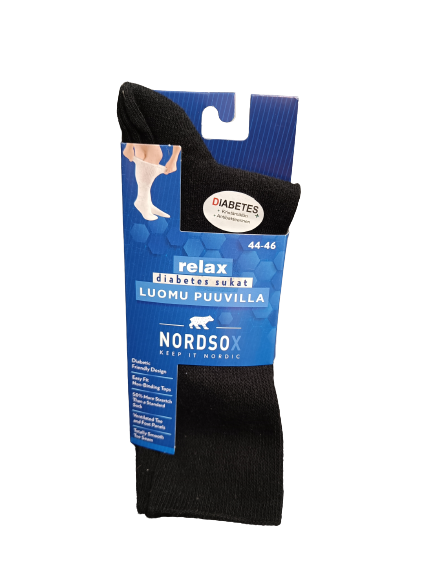 SUKAT DIABETES KEVYT 44-46 - Miesten sukat - 6438159060639 - 1