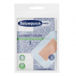 Salvequick MED 5kpl Antibact Cover laastari - Ensiaputuotteet - 7310616582269 - 1