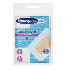Salvequick MED 5kpl Aqua Cover laastari - Ensiaputuotteet - 7310616582009 - 1