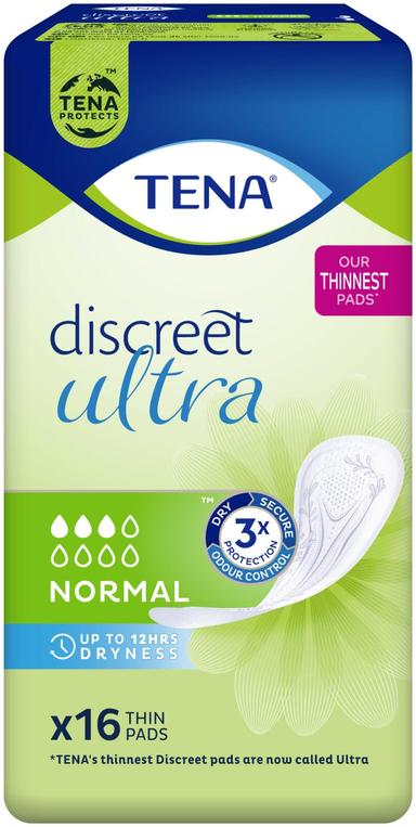 TENA INKOSUOJA 16KPL NORMAL - Inkositeet ja -housut virtsankarkailuun - 7322541687919 - 1