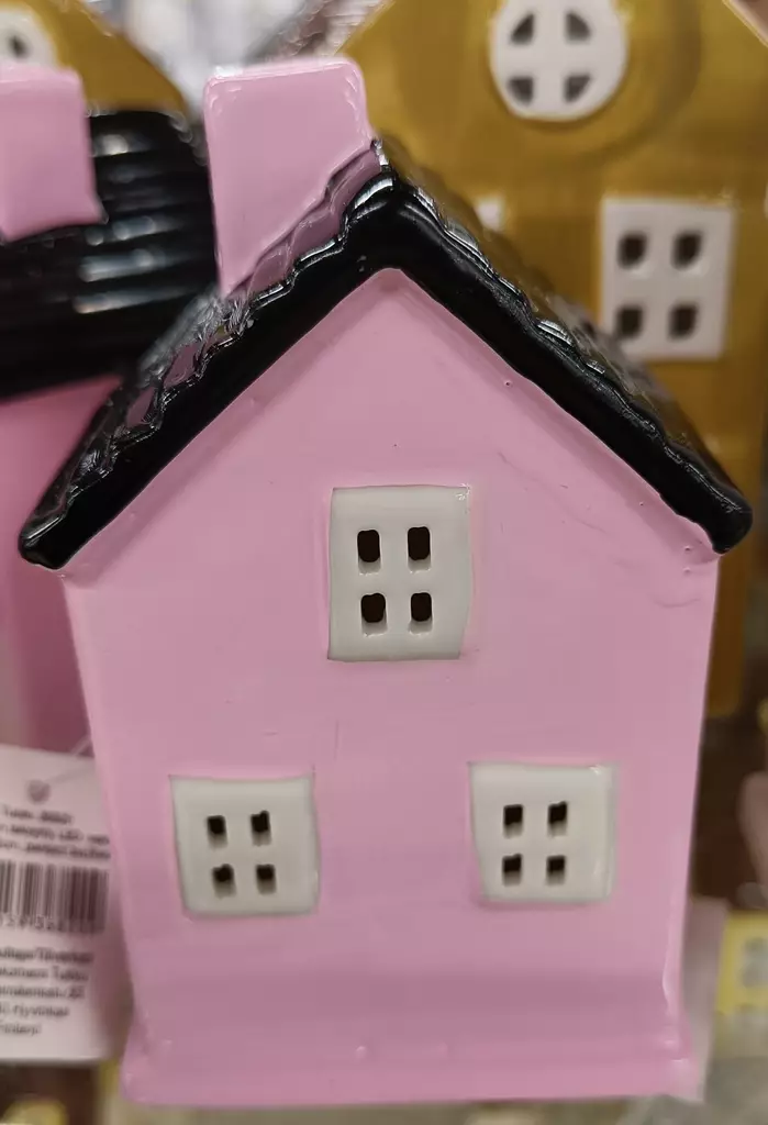 Talolyhty LED-valolla vaaleanpunainen - Koristevalot - 6438159368209 - 1