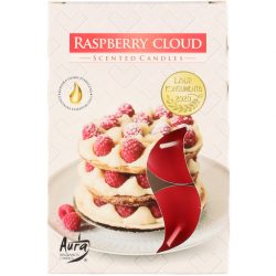 Tuoksulämpökynttilä Rasperry Cloud 6 kpl - Pöytäkynttilät ja tuoksukynttilät - 5906927037349 - 1