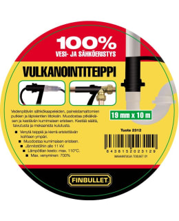 VULKANOINTITEIPPI 19MM X 10M - Vulkanoituva teippi - 6438152023129 - 1
