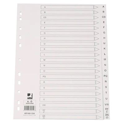 VÄLIREKISTERI A-O - Kansiot - 5705467079259 - 1