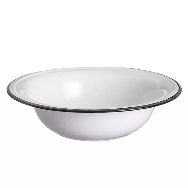 Vati Emalia valkoinen 34 cm - Koriste-esineet - 6410416150819 - 1