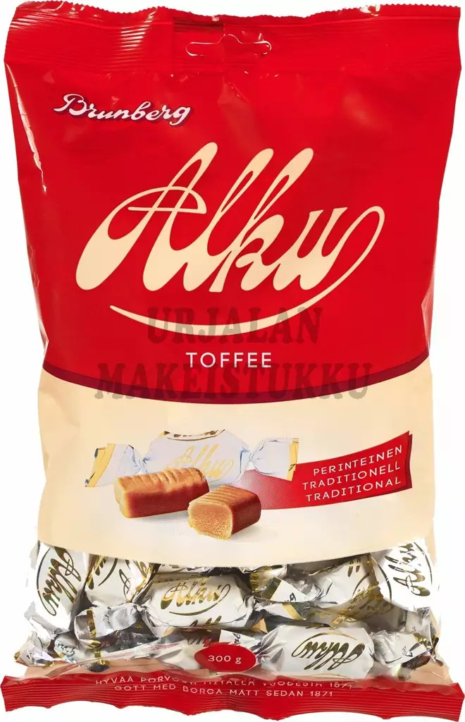 ALKU TOFFEE 300G SJ, G - Makeispussit, -patukat ja tikkarit - 6436000030459 - 1