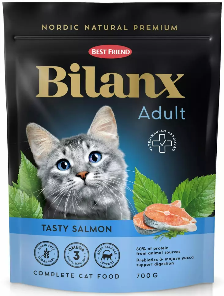 BILANX Adult Lohi - Kissan terveys ja erikoisravinnot - 5700551211829 - 1