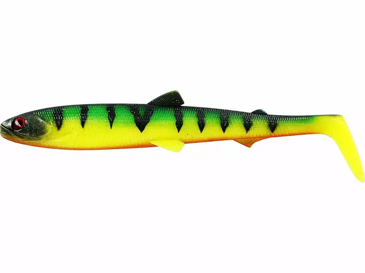 BULLTEEZ SHADTAIL 18CM 53G TIGER PERCH 1PC - Vieheet ja uistimet - 5707549477519 - 1