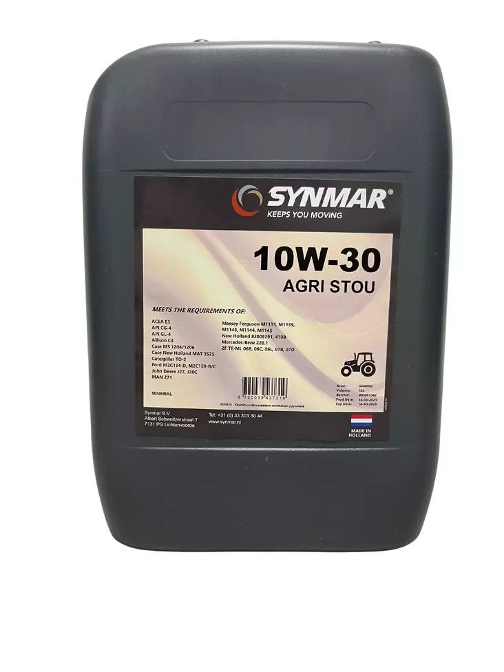 FARMIÖLJY 10W30 10L - Täyssynteettiset öljyt - 8720039437319 - 1