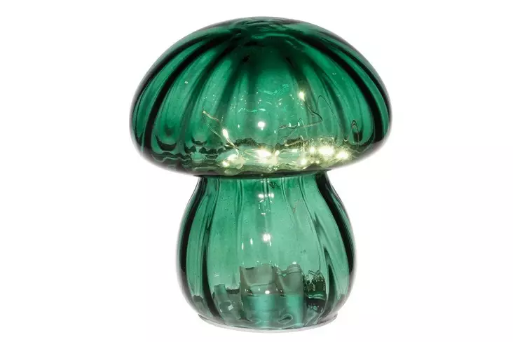 Finnlumor LED-Sieni lasia vihreä - Koristevalot - 6410416400389 - 1