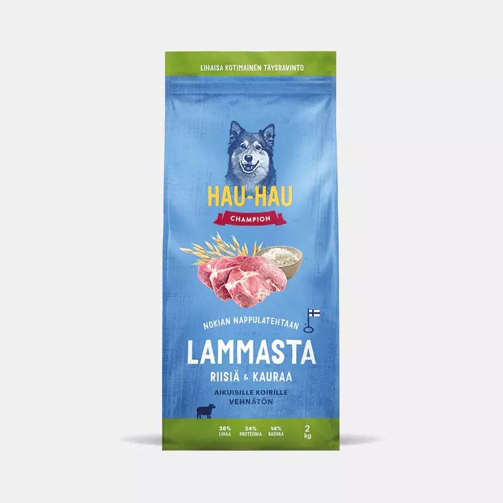 HHC LAMMAS-RIISI TÄYSRAVINTO 2 kg - Koiran kuivaruoat - 6430076898999 - 1