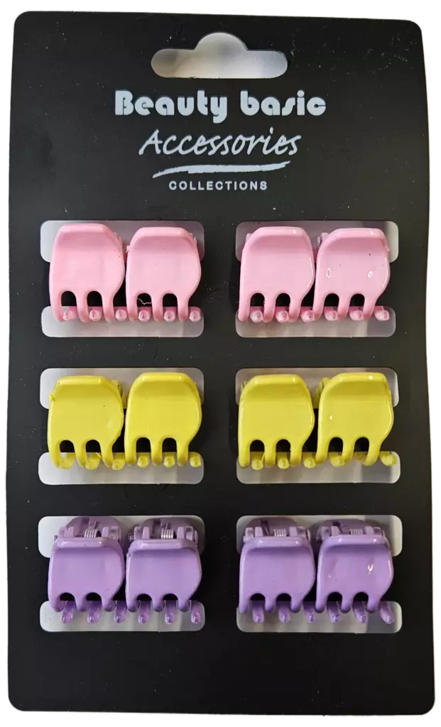 HIUSKLIPSIT 12 KPL LASTEN - Korut ja hiusasusteet - 6438159366199 - 1