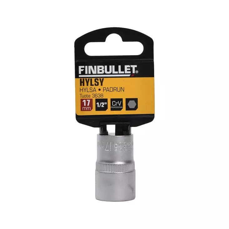 Hylsy 1/2" 17 mm - Hylsytyökalut - 6438152036389 - 2