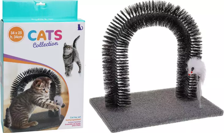 Kissa Rapsutusteline - Raapimispuut - 8719202228779 - 1