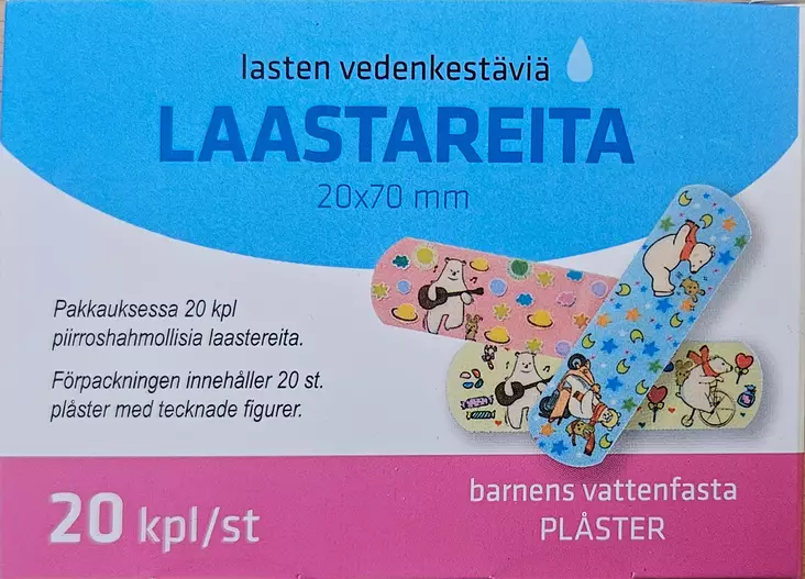 LASTEN LAASTARI 20 kpl/pkt - Ensiaputuotteet - 6438159994569 - 1