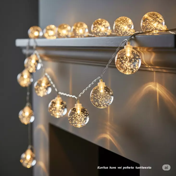 LED JÄÄMARJAT 50 LED - Sisävalosarjat ja valonauhat - 6438159329309 - 1