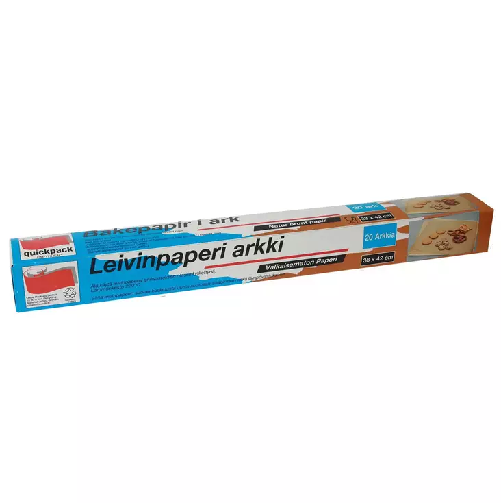 LEIVINARKKI VALKAISEMATON 38X42cm 20kpl - Leivinpaperit ja kelmut - 4008284777119 - 1