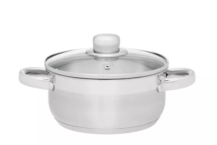 Maku Basic Kattila terästä lasikannella 2 L 18 cm - Kattilat ja -sarjat - 6410411821059 - 1