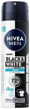 NIVEA MEN DEO SPRAY 150ml B&W FRESH - Miesten deodorantit - 4006000104799 - 1