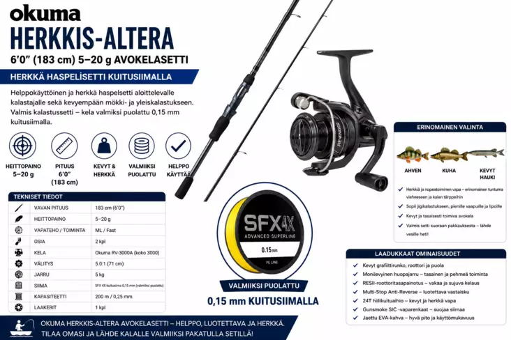OKUMA HERKKIS-ALTERA AVOKELASETTI - Avokelasetit - 7317881556049 - 1