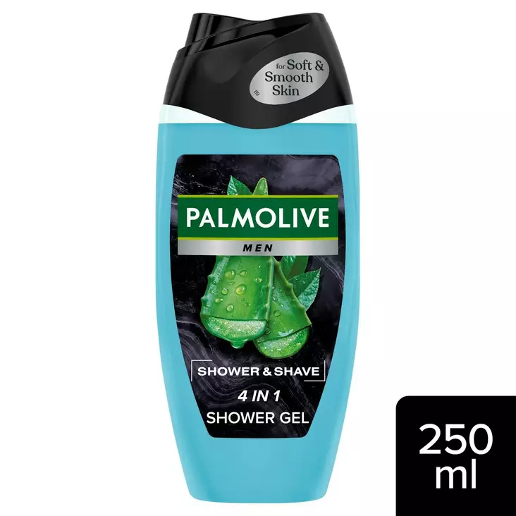 Palmolive Men Shower & Shave 4in1 suihkusaippua 250 ml - Miesten saippuat ja suihkugeelit - 8718951764309 - 1