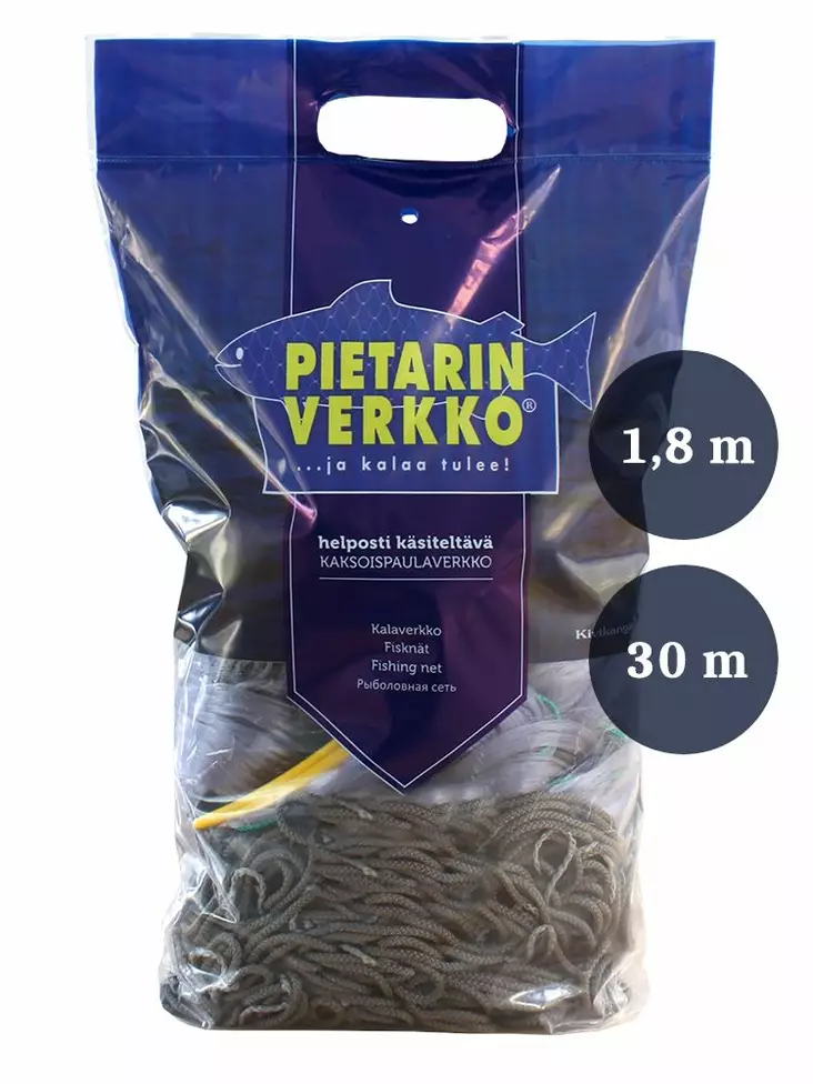 PIETARIN VERKKO 1,8m,60mm,30m - Kalaverkot - 6418252360379 - 1