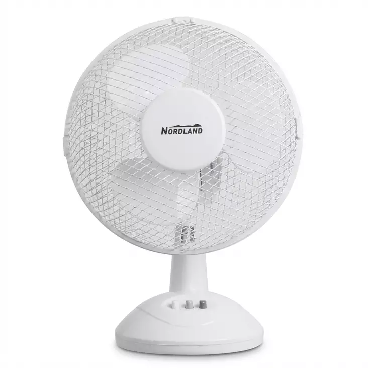 PÖYTÄTUULETIN 9" VALKOINEN - Ilmastointi ja huoneilma - 6438168120669 - 1